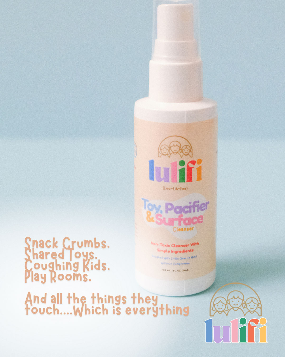Toy, Surface & Pacifier Cleaner for on the go Adventures 2oz