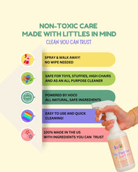 Toy, Surface and Pacifier Cleaner for At Home Daily Use 16oz