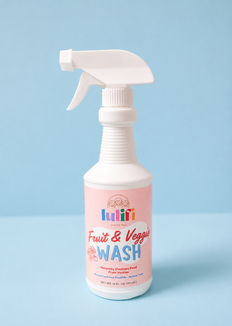 Fruit & Veggie Wash - 16oz - Clean Fresh Produce Before it Reaches Your Family’s Table