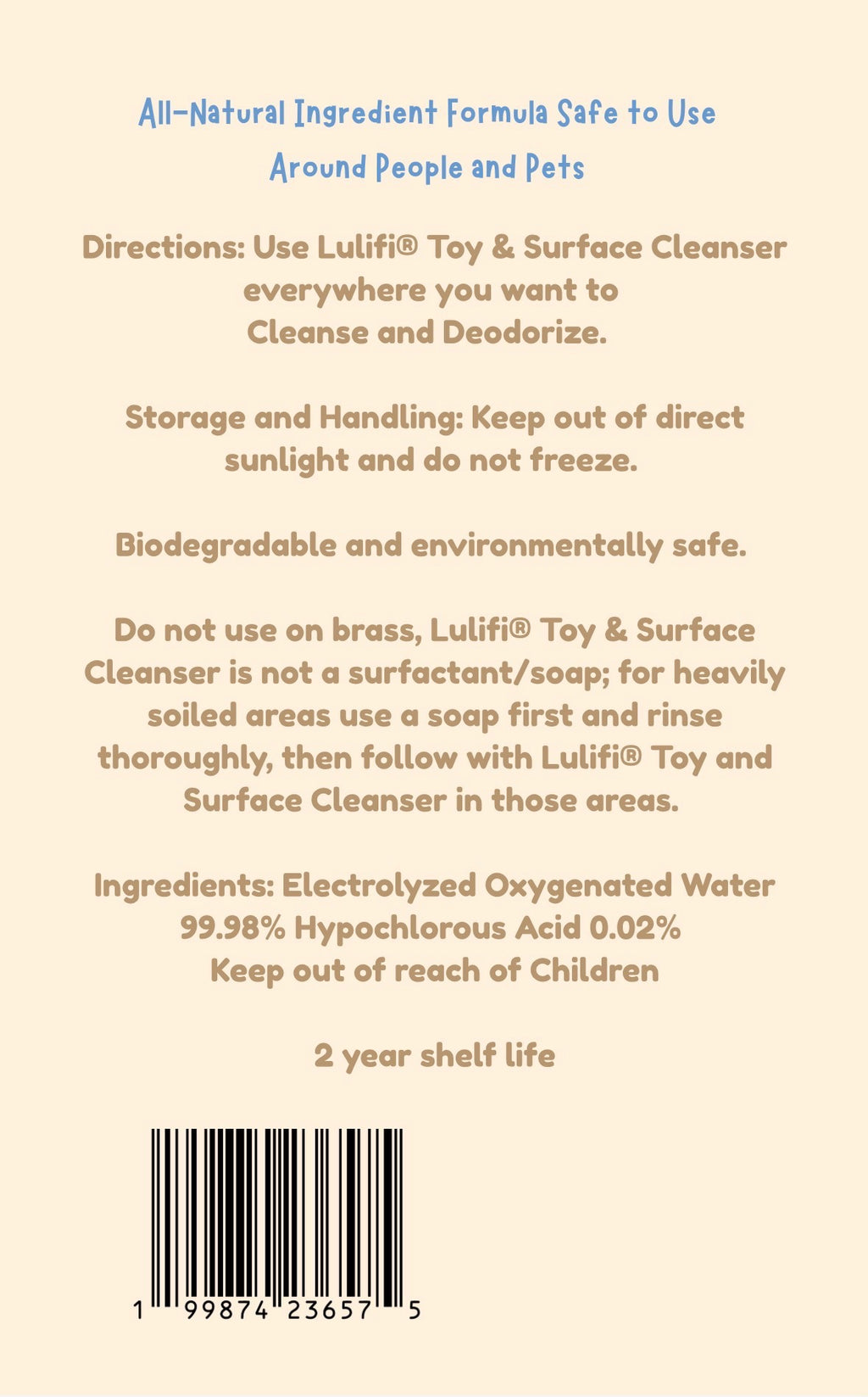 Toy, Surface & Pacifier Cleaner for on the go Adventures 2oz