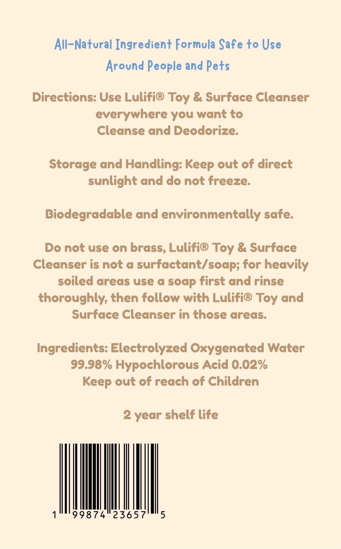 Toy, Surface & Pacifier Cleaner for on the go Adventures 2oz