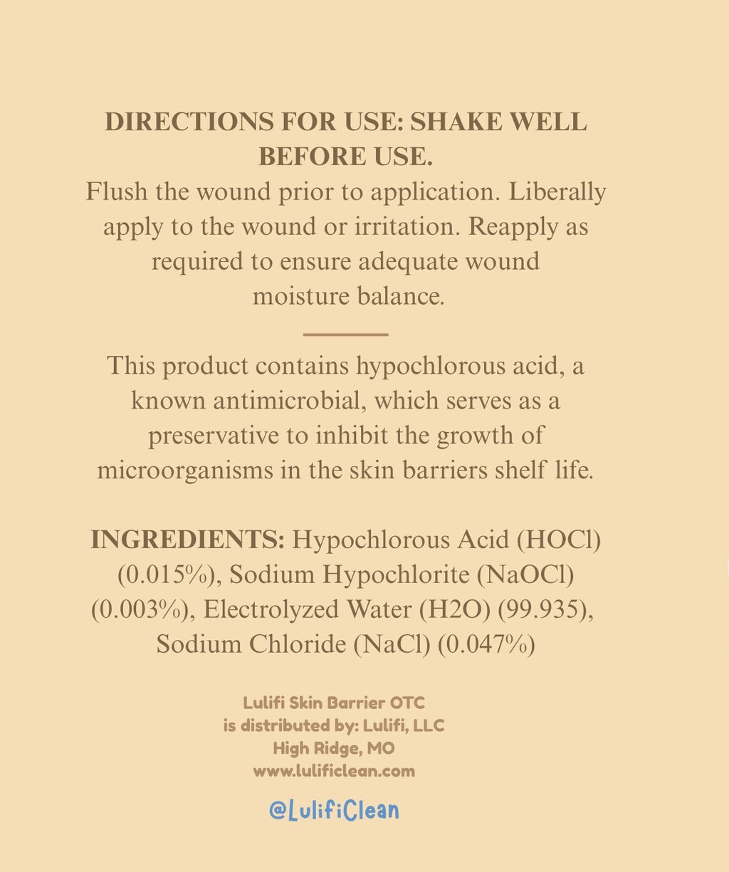 Skin Barrier Spray: Gentle Skincare for Everyday Mishaps 8oz